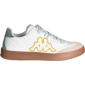 Resim Kappa Kadın Beyaz Sneaker Whıte Green Santiago Kp-1040z Beyaz 