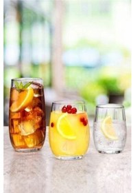 Resim Linka 18 Parça Su Meşrubat Kahve Yanı Bardağı Takımı Seti -420405-420415-420212 Şeffaf 