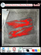 Resim Onur Reklam Holografik Kartal Sticker – Çift Yönlü 2’li Set – 1. Sınıf Suya Dayanıklı 