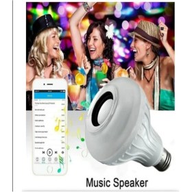 Resim 9W Bluetooth Renkli Akıllı LED Ampul Kumandalı Beyaz Işık 