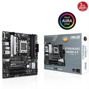 Resim ASUS ASUS PRIME B650M-A II-CSM AMD B650 AM5 DDR5 6400 DP HDMI VGA CIFT M2 USB3.2 AURA RGB 2.5Gbit LAN mATX UCRETSIZ UZAKTAN YONETIM YAZILIMI ASUS 5X PROTECTION III 