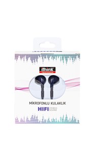Resim Ithink Kablolu Kulakiçi Mikrofonlu Kulaklık Kl-250 
