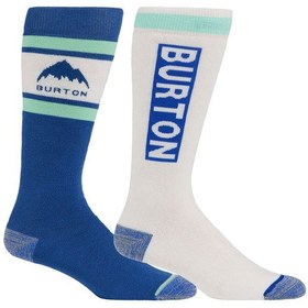Resim Burton Weekend Midweight Socks (2 Pack) Kadın Mavi Kayak Çorabi 