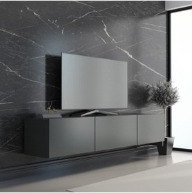 Resim MOBİLYA GEZEGENİ Bullet Tv Ünitesi Antrasit 150 Cm 