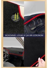 Resim Skoda Fabia 1999-2006 Torpido Koruma Halısı Bej Kenar 1 Adet 