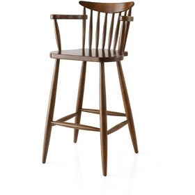 Resim KIRLANGIÇ BAR SANDALYESİ, CEVİZ 
