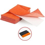 Resim Cam Filmi Çekme Uygulama Aparatı Yedek Ucu Süet Keçeli 10x5 Cm 1 Adet Renk 