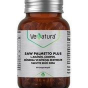 Resim Venatura Saw Palmetto Plus L-Arjinin Likopen Mineral ve Bitki Ekstreleri 60 Kapsül 