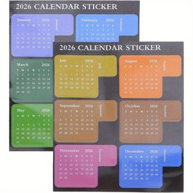 Resim 2026 Renkli İndeks Sayfaları - Planlayıcılar, Defterler ve Günlükler için Renkli Takvim Etiketleri - Günlük Planlama ve Organizasyon için İdeal - Erkekler ve Kadınlar için Mükemmel, Ofis Malzemeleri ve Kampüs Kırtasiye, Planlayıcı Aksesuarları | Renkli İndeks Sayfaları | Dayanıklı Kağıt, Takvim Etiketi, Ay Etiketi Planlayıcılar için, Tarih Etiketi, Ay İngilizce Etiketi, Yıllık Ay Etiketi, Okul Malzemeleri, Kırtasiye, Post It Notları, Kırtasiye Ürünleri, Postit, Kendinden Yapışkanlı Sayfalar, N 