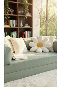 Resim Ard & Garden Liona 100x200 Yatak Olabilen Kanepe Modüler Çok Fonksiyonlu Aktivite Koltuk Yeşil Yeşil 