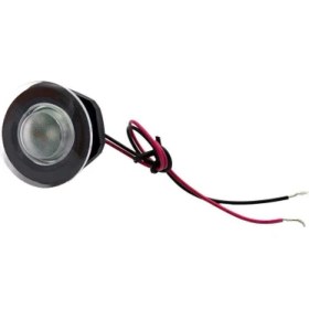 Resim 12 V LED Yuvarlak Göz Küresi Nezaket Işık Yat Deniz Tekne Merdiven Güvertesi Lambası Kırmızı 