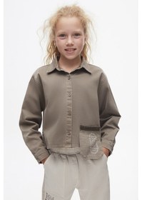 Resim Nk Kids 37814 Kız Çocuk Antrasit Antik Gömlek Antrasit 