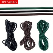 Resim 3 adet 2m Yumuşak Kauçuk Karp Balıkçılık Tüpleri - Artırılmış Hat Koruma için Anti-Dolaşma Rig Kılıfları, Çok Yönlü & Dayanıklı 