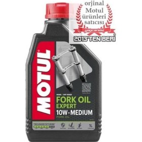 Resim Motul Fork Oil Expert Medium 10W - 1 L Amotisör Yağı 