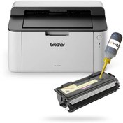 Resim Brother HL 1111 DOLAN TONERLİ LASER YAZICI (1 Sayfa Baskı 0,02 TL) 