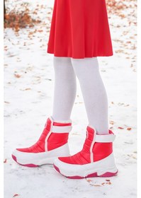 Resim Kiko Kids Monny Cırtlı Kız Çocuk Kar Botu Fuşya Fuşya 