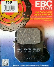 Resim Ebc Fa051 1985-1997 Suzuki Gn 250 Ön Fren Balatası 
