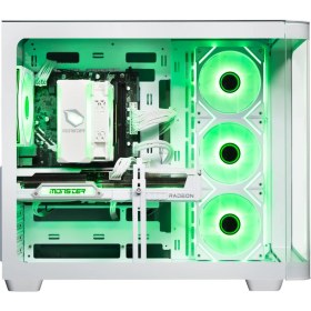 Resim Monster Tulpar Td3 V1.1.3 Amd Ryzen 5 7500F A620A Anakart 32GB 1tb RX9070 Xt Freedos Masaüstü Oyun Bilgisayarı - Beyaz 