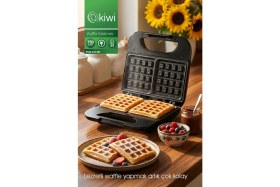 Resim Premini Kahvaltıya Renk Katacak Pratik Waffle Makinesi 