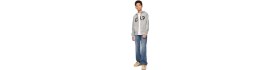 Resim Gap V-Bas Herıtage Po Çocuk Gri Sweatshirt 609296-000 