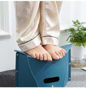 Resim Kırmızı&mavi Açık Katlanır Balıkçı Tezgahı, Taşınabilir Seyahat Koltuğu, Yaratıcı Kağıt Tabure, Öğrenciler İçin Ultra Hafif Taşınabilir Tabure, Yeni 