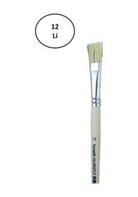 Resim Fanart Academy Seri 258 Sert Kıl Yassı Fırça No 12 12'li 