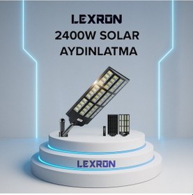 Resim Lexron 2400w Solar Aydınlatma 