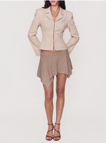 Resim Nelli Studio Keten Tailored Blazer Ceket 