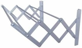 Resim Compact Duvar Tipi Katlanabilir Çamaşır Kurutma Askısı, 40 cm, 5 Askılı, Alüminyum 