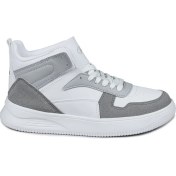 Resim Jump 29100 Yüksek Bilekli Gri - Beyaz Kadın Sneaker Günlük Spor Ayakkabı 