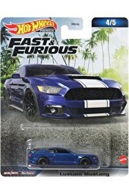 Resim Hot Wheels Premium Fast & Furious Custom Mustang Oyuncak Araba HNW46-HNW51 
