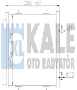 Resim KALE 385400 Kondanser (PEUGEOT: 207 / CİTROEN: C2-C3 1.6 16V 1.6HDİ) 6455ek (WA355197) 