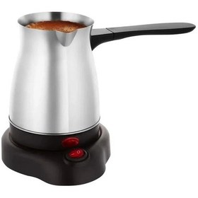 Resim Crown Crw-7104 600w 6 Fincan Elektrikli Türk Kahve Makinesi Paslanmaz Çelik Inox Cezve Ac220v 