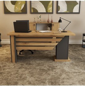 Resim KALENDER DEKOR OPHİRA-1-4 OFİS BÜRO MASASI TAKIMI OPH04 