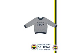 Resim Fenerbahçe Lisanslı Uzun Kol Lacivert Bebek 1907 Sweat 