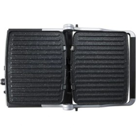 Resim Gri Maxi Granit Izgaralı Tost Makinesi, Şık ve Dayanıklı Tasarım 