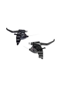 Resim Shimano St-tx800 3x8 Bisiklet Fren Vites Kolu Seti Siyah 