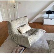 Resim Edsy Home Puffer Relax Gri Berjer 