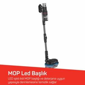 Resim Arzum AR4210 MagiClean HydroFlex Dikey Şarjlı Süpürge - Siyah 