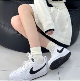 Resim Nike Court Borough Low Recraft Beyaz Sneaker Ayakkabı Sportie 