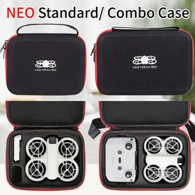 Resim Porseejie DJI Neo & Fly More Kombinasyon Drone Kılıfı - Omuz Askılı Dayanıklı Naylon Taşınabilir Saklama Çantası, Koruyucu Aksesuarlar ve Güvenli Taşıma için Köpük İçlik 