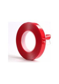 Resim Cevhers Ctb350 - Çift Taraflı Bant 50mm X 5mt Kırmızı Şeffaf 