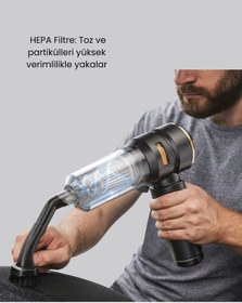 Resim 15000 Pa Emiş Gücü Ve Hava Üfleme Özellikli Şarjlı Süpürge 1 Adet 