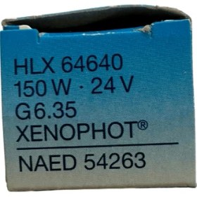 Resim Osram 64640 Halojen Optik Hlx 150W 24V G6.35 Duy 5 Adet 