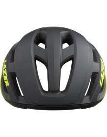 Resim Lazer Strada Kineticore Ce-Cpsc Kask Matte Koyu Gri Flash Sarı (L 58/61) 