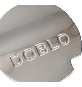 Resim Brsplast Fiat Doblo Uyumlu 2010-2021 Krom Depo Kapağı Paslanmaz Çelik 