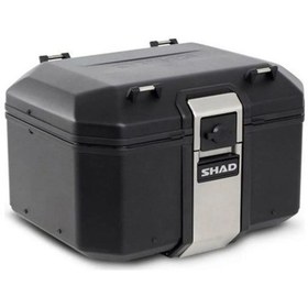 Resim Motosiklet Alüminyum Arka Çanta Shad Terra Tur Çantası Black 48lt 
