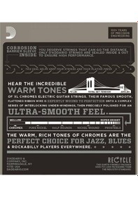 Resim D'addario Ecg24 Chromes Elektro Gitar Teli 11-50 