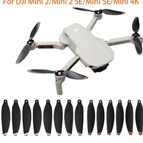 Resim 16 Adet DJI Mini 2/MINI SE/Mini 2 SE/MINI 4K Drone 4726 Yedek Pervane Kanatları DJI Mini 2 Drone Aksesuarları 