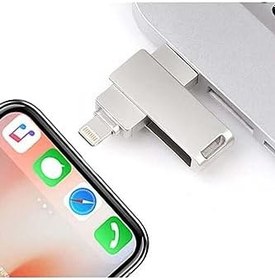 Resim 128gb Otg Iphone Usb Flash Bellek Iphone 11/11 Pro / 11 Pro 12 12 Pro Uyumlu 